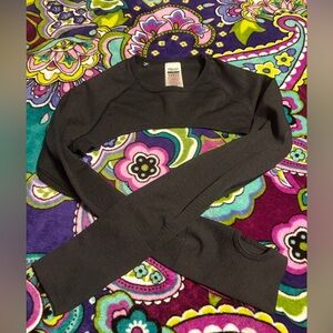 Gymshark Charcoal Gray Crop Bolero